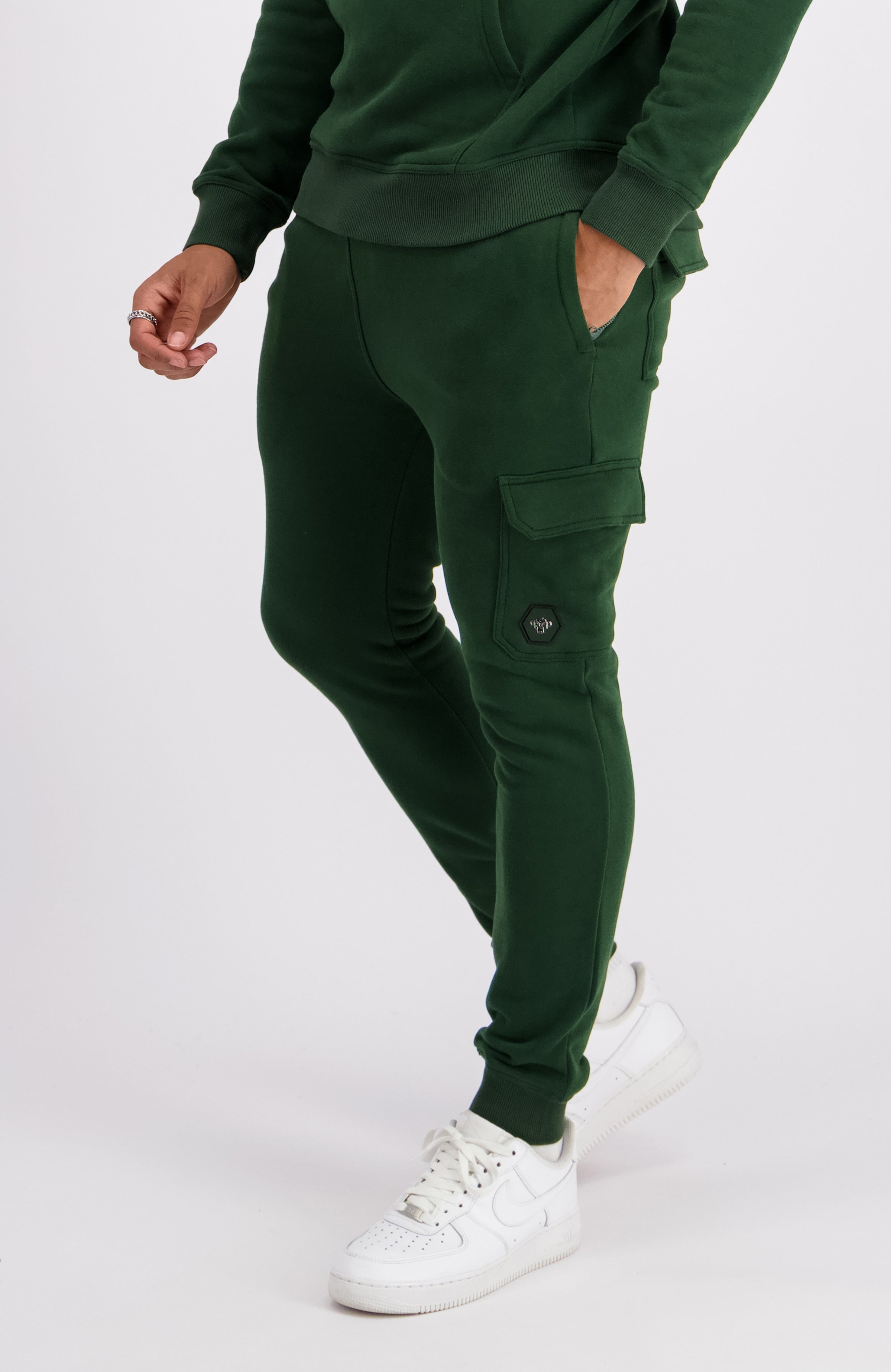HEX. Pantalones de chándal | Verde musgo