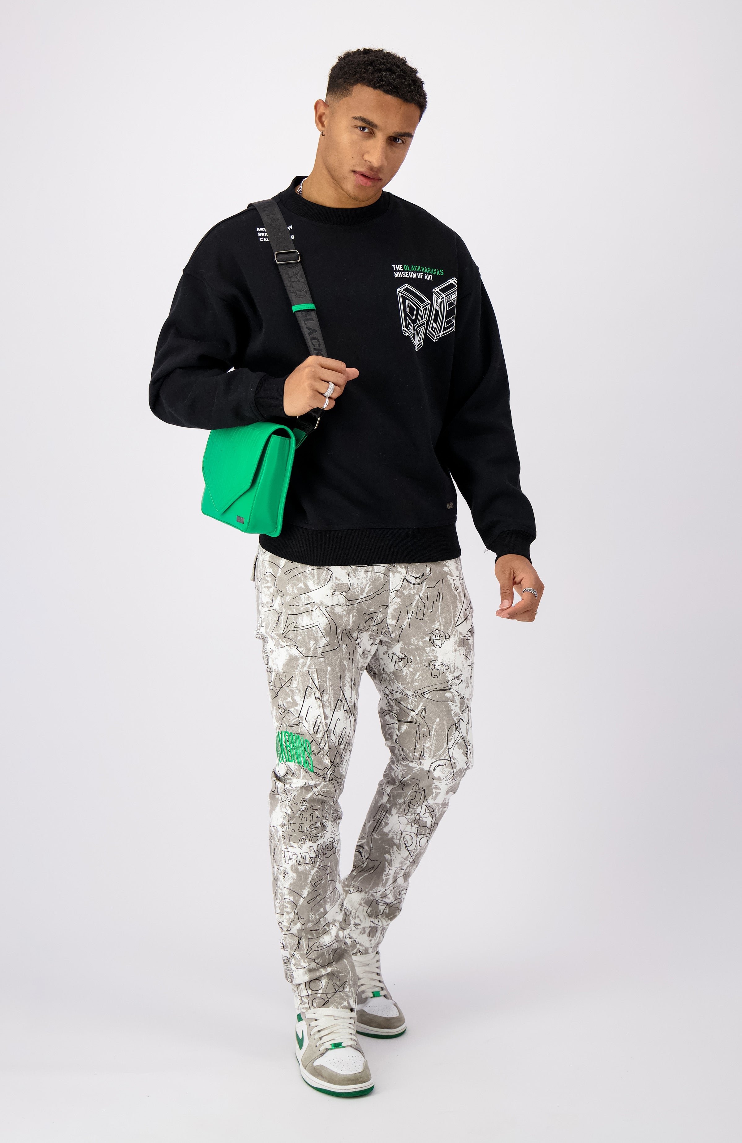 LOGÍSTICA CREWNECK | Negro