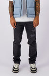 DESTROYED DENIM | Washed Black