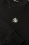 MONOGRAM WAFFLE CREWNECK | Negro