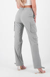 PANTALONES CARGO MULTIBOLSILLOS | gris