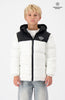 JR. PEEK FREEZE PUFFER JACKET | Blanco