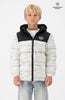 JR. PEEK FREEZE PUFFER JACKET | Blanco