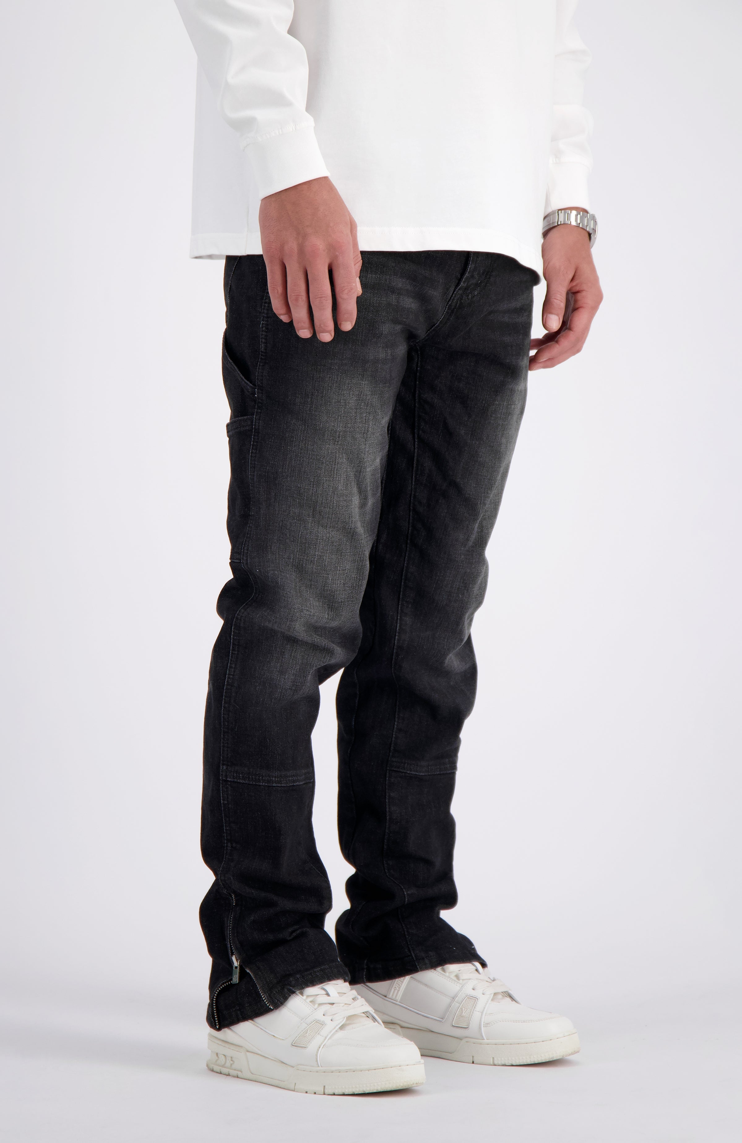 V2 WORKER DENIM | Negro