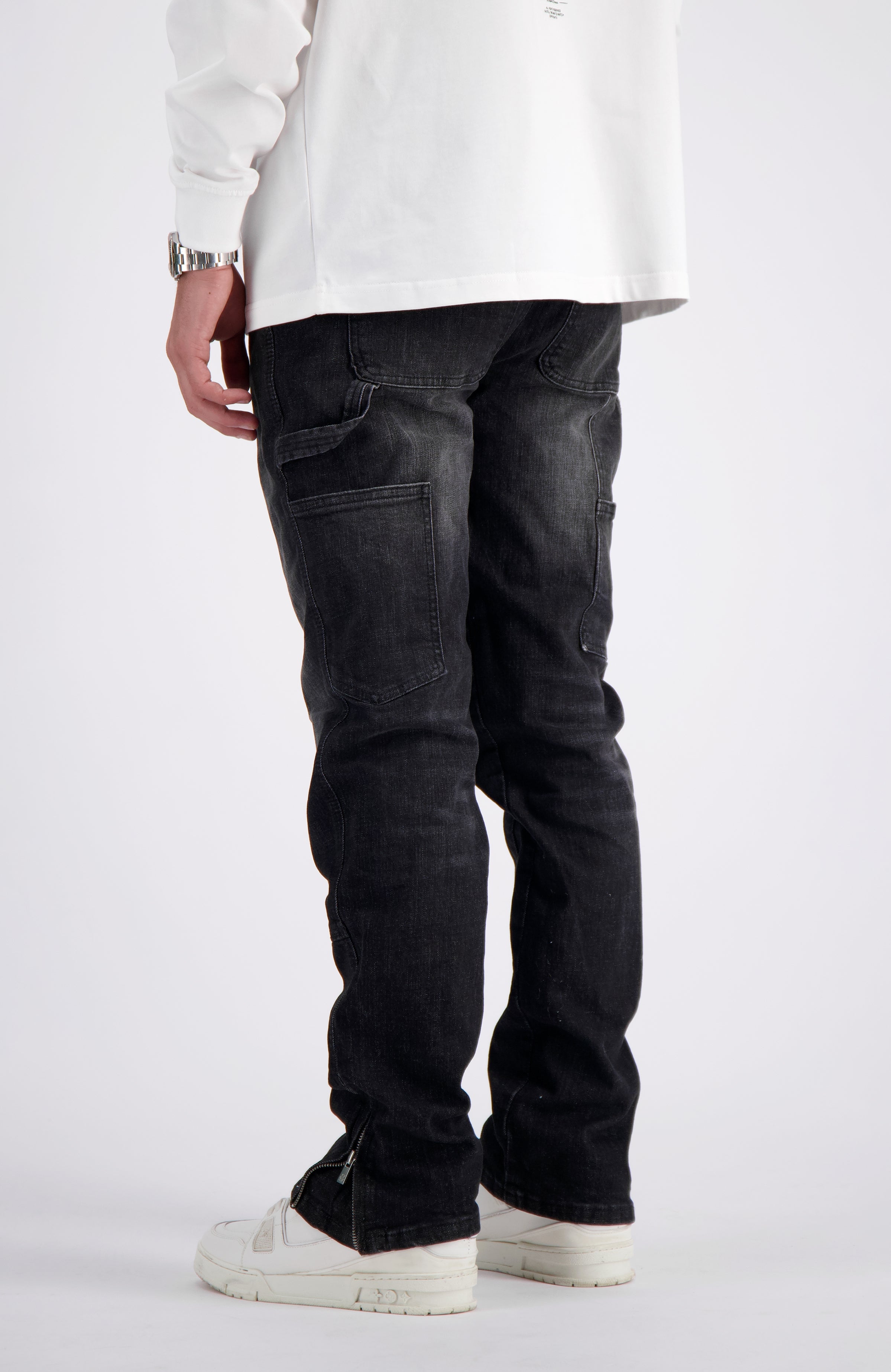 V2 WORKER DENIM | Negro