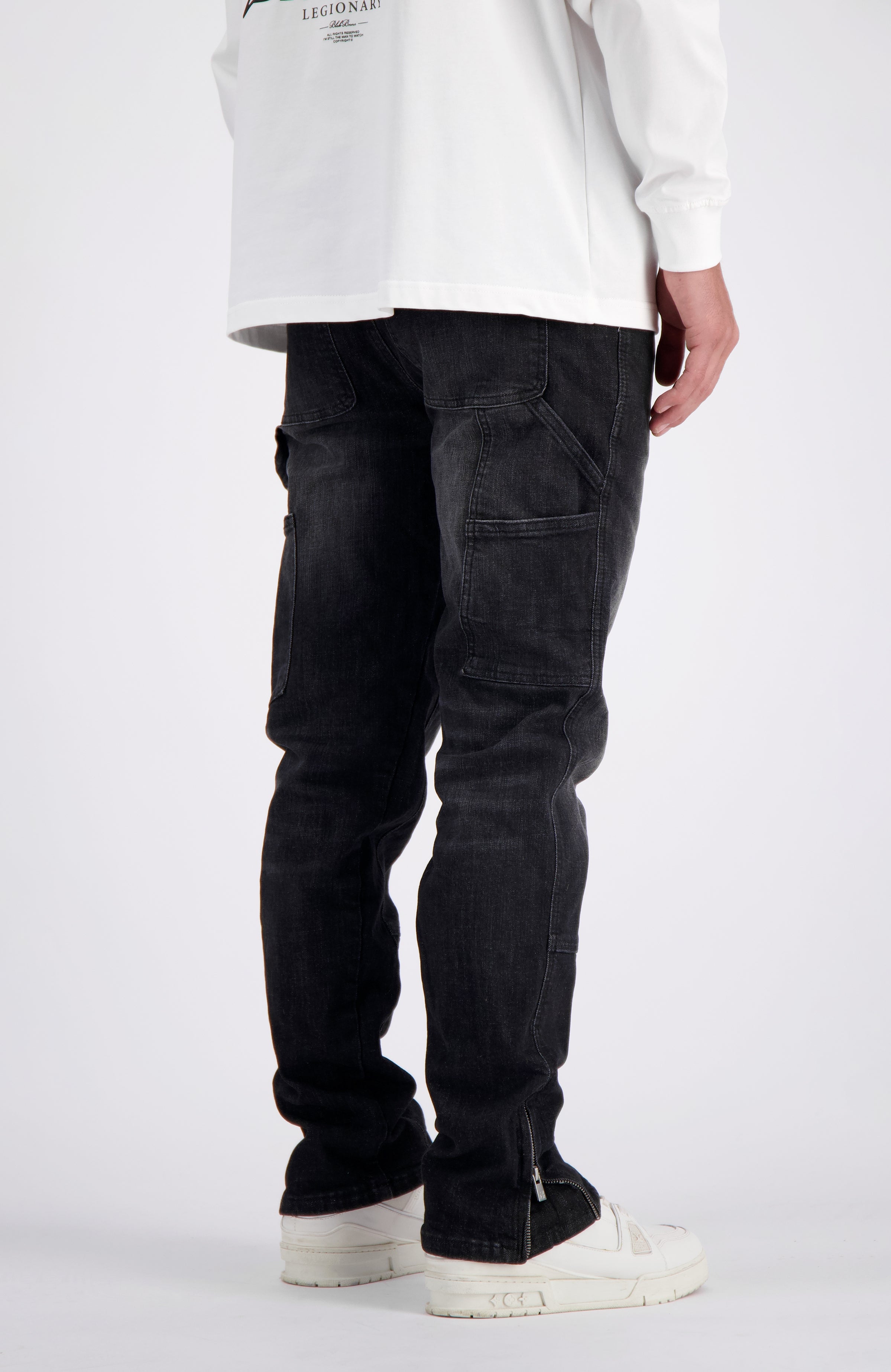 V2 WORKER DENIM | Negro