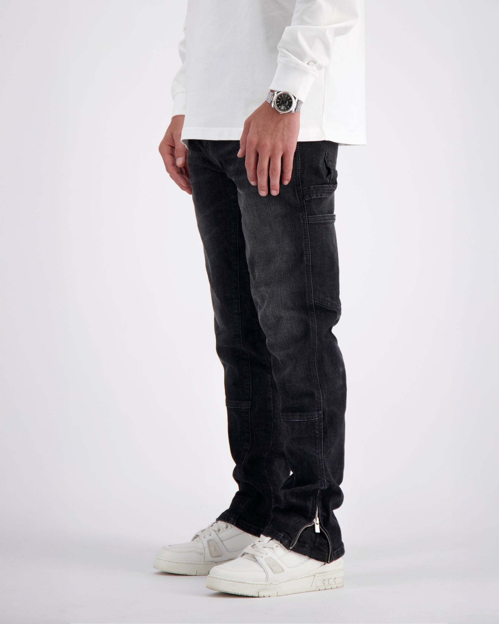 V2 WORKER DENIM | Negro