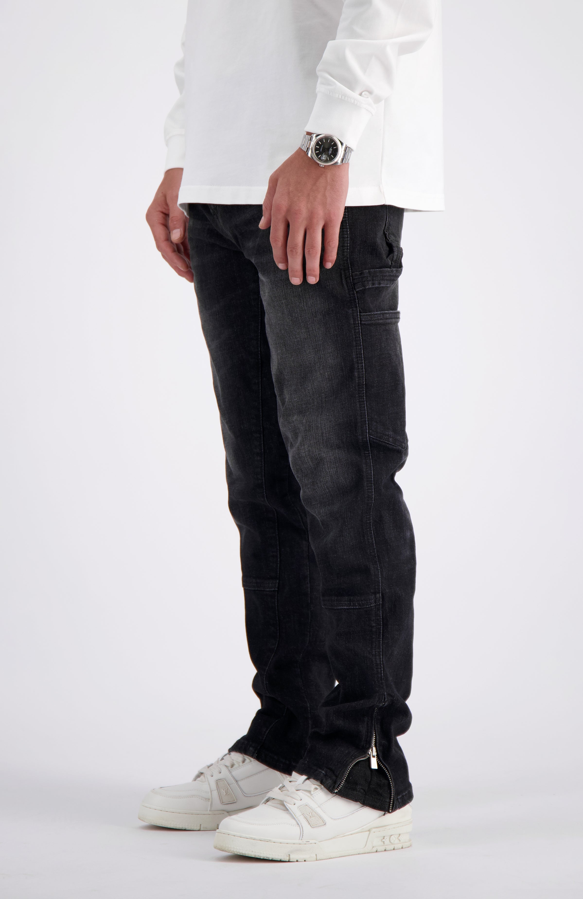 V2 WORKER DENIM | Negro