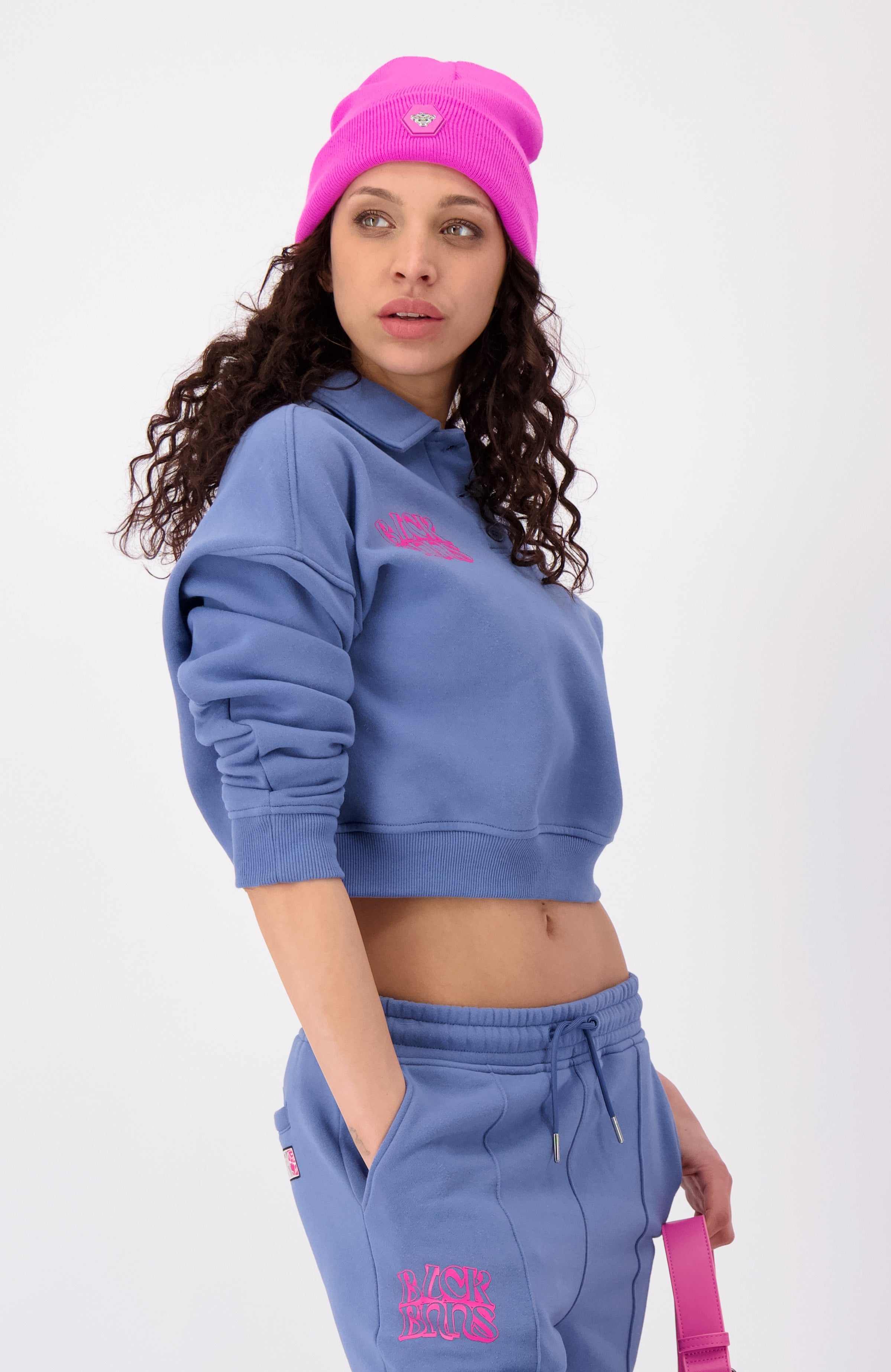 EASE POLO SWEATER | Azul