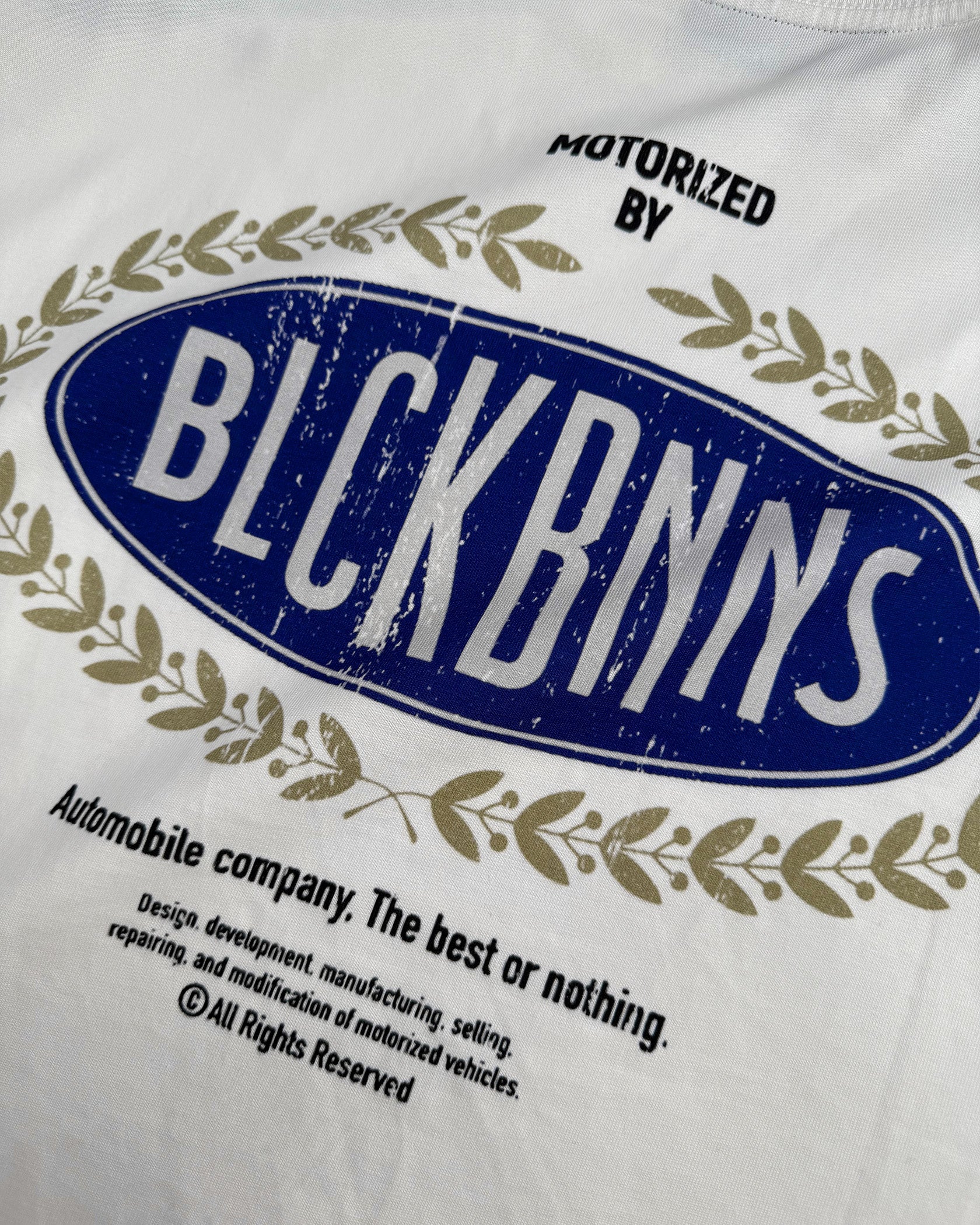 CAMISETA MANGA CORTA AUTOMÓVIL | Blanco