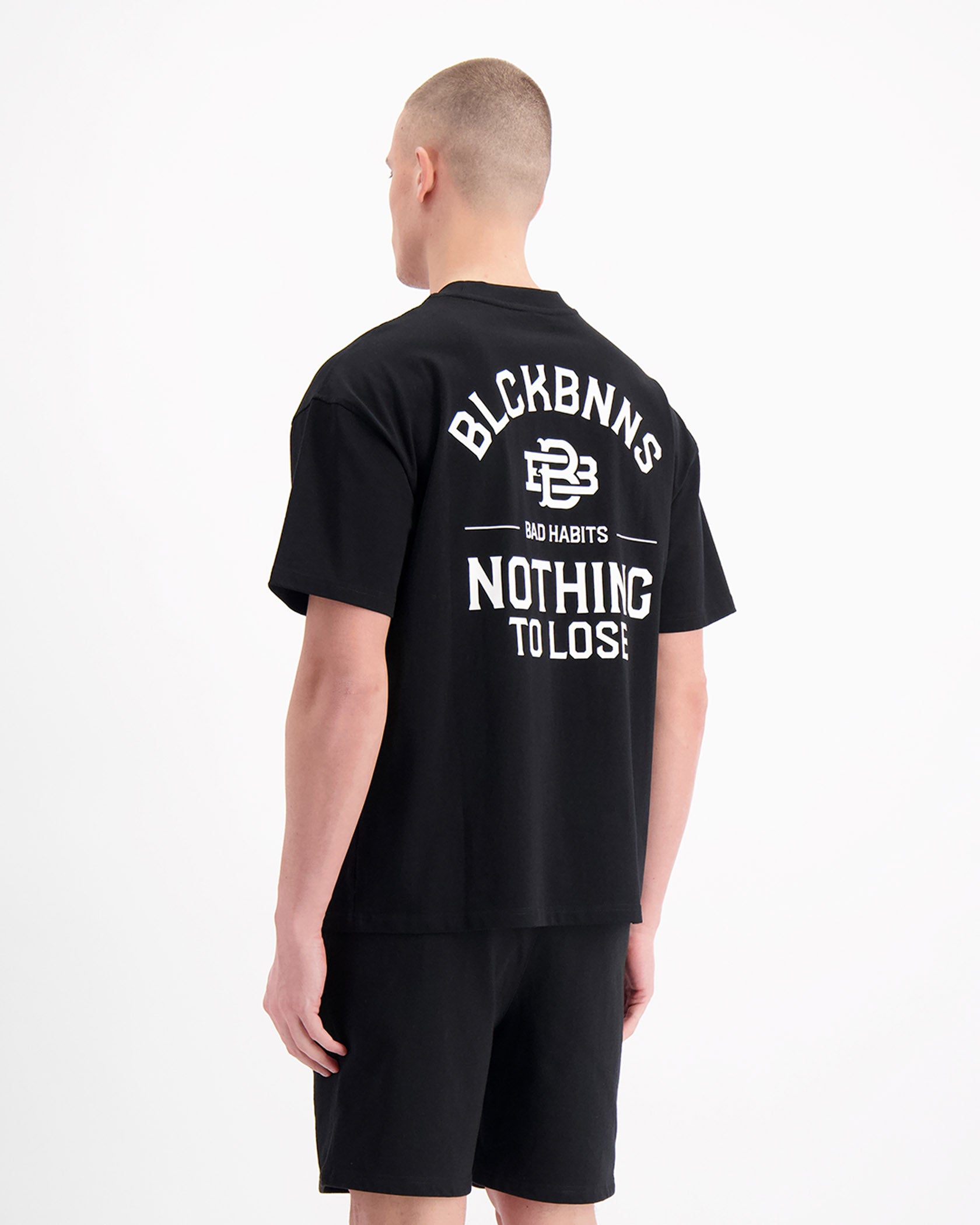 CAMISETA BAD HABITS | Negra