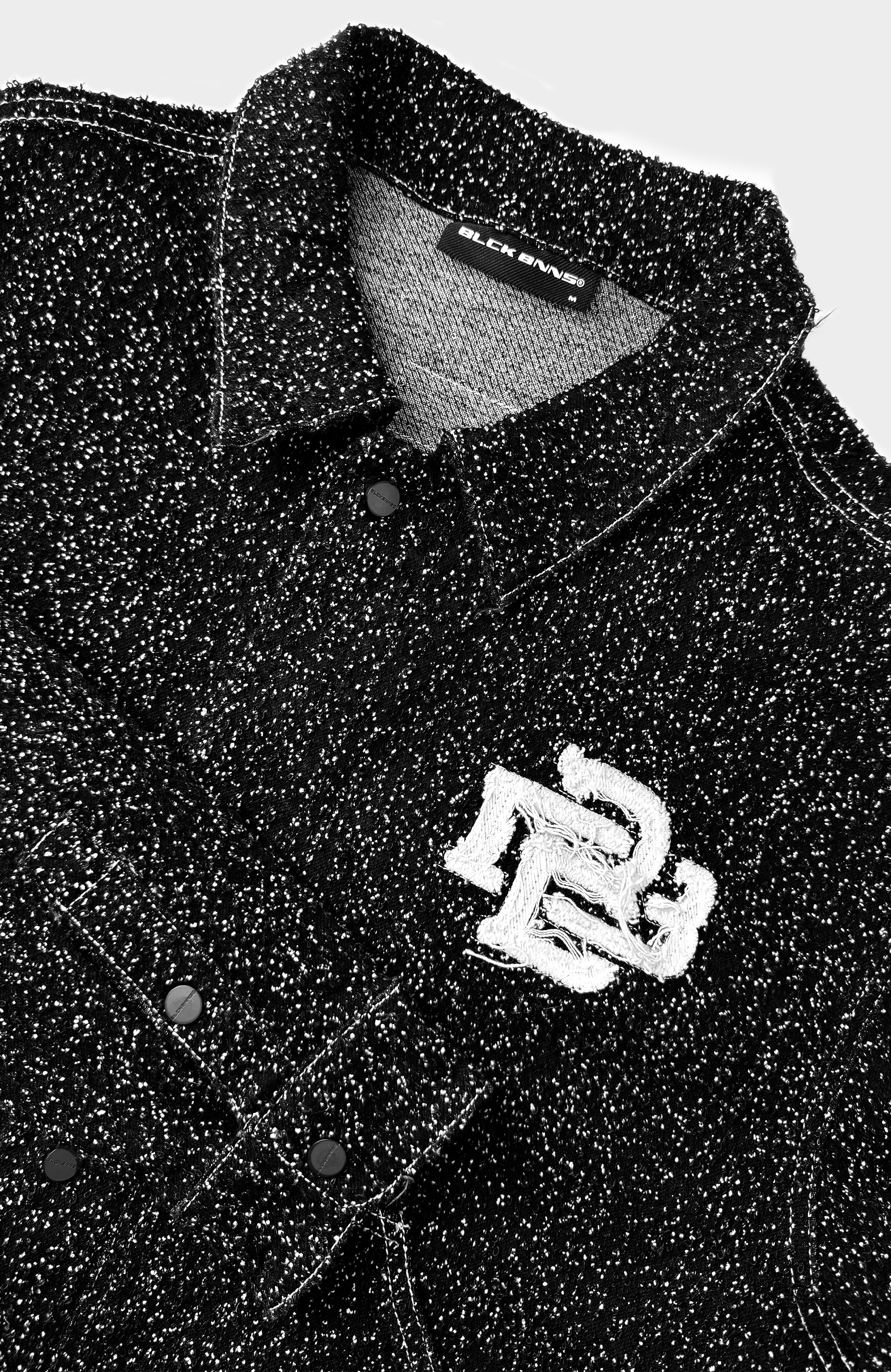 CHAQUETA BOUCLE | Negra