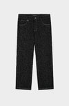 PANTALÓN DENIM BOUCLE | Negro