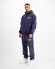 sudadera lavada con cepillo | azul marino