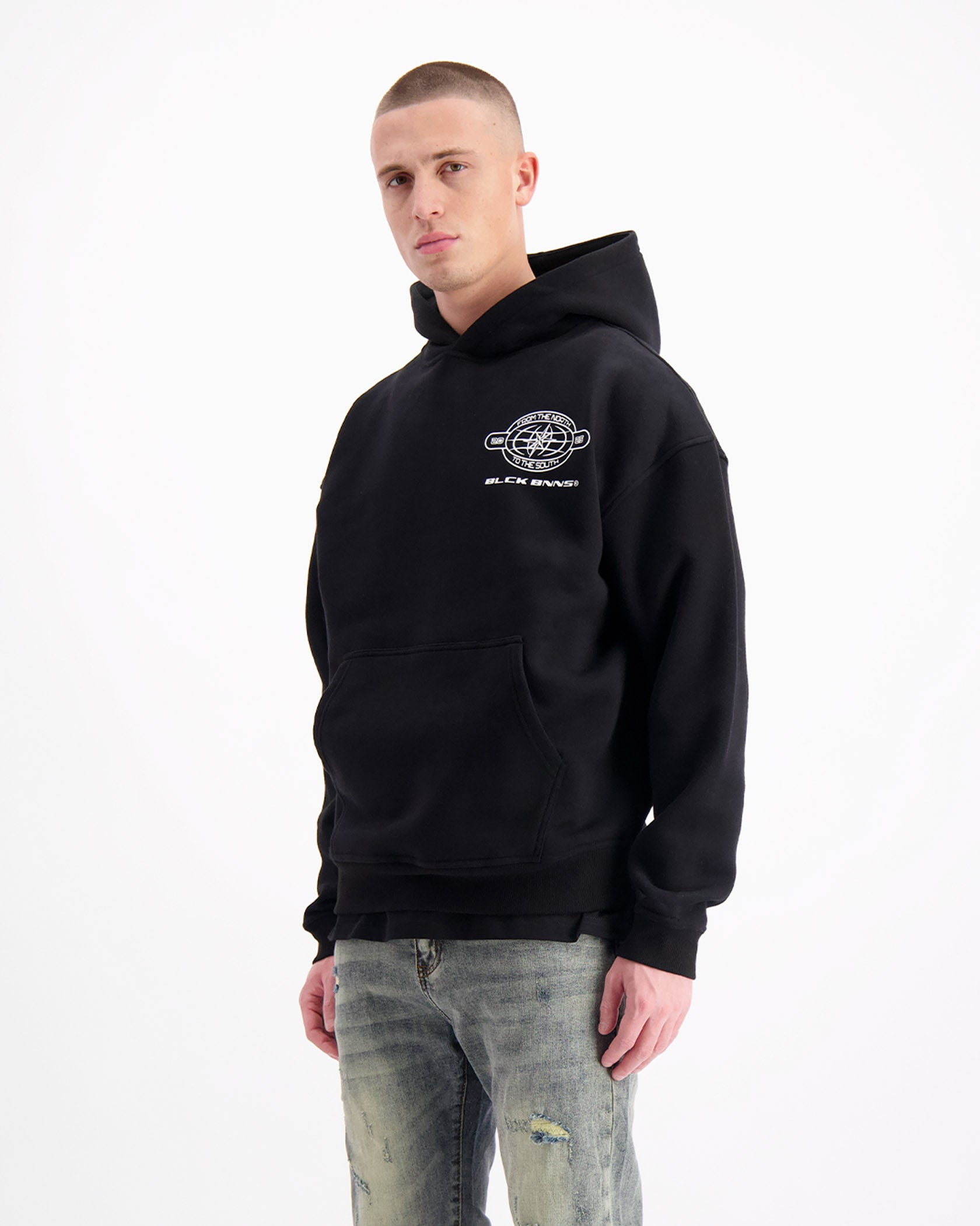 SUDADERA COMPASS | Negra
