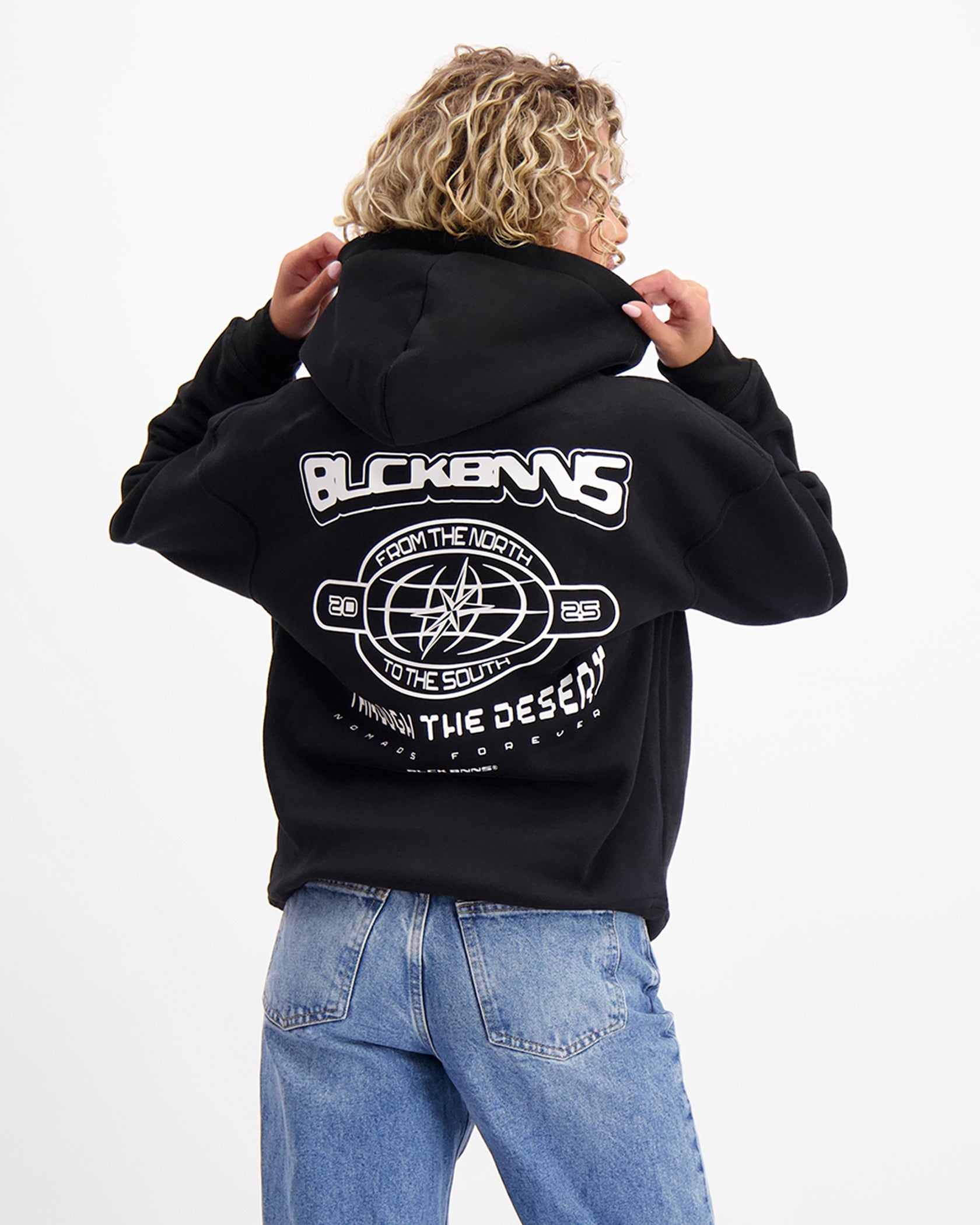 SUDADERA COMPASS | Negra