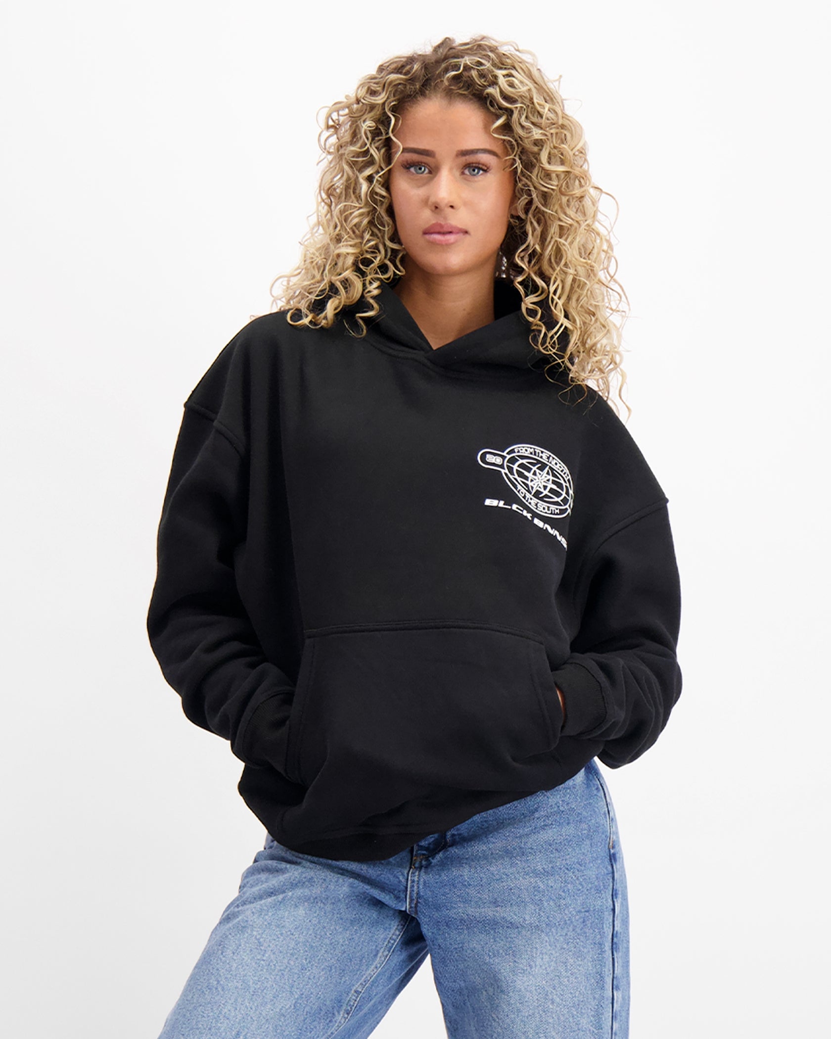 SUDADERA COMPASS | Negra