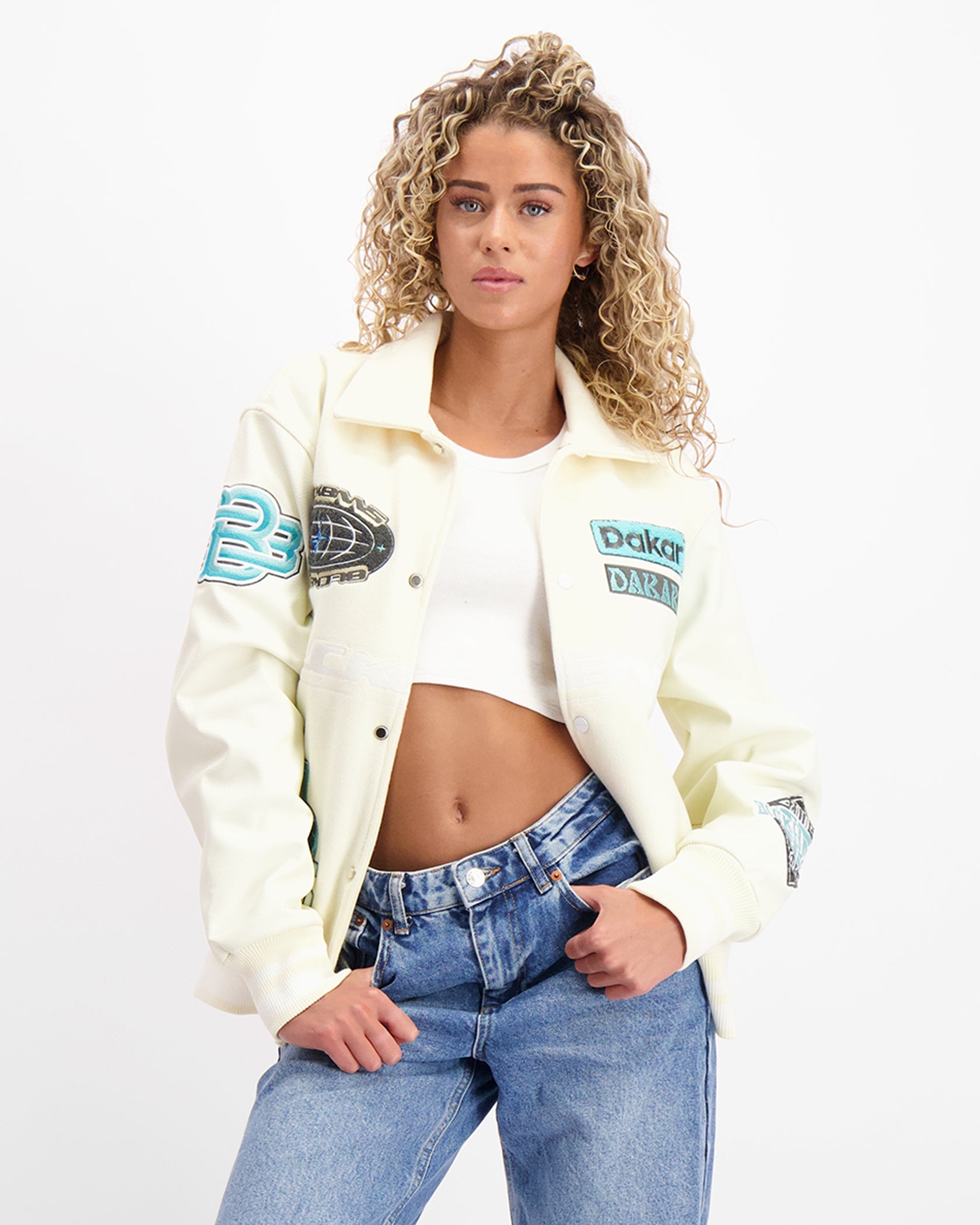 CHAQUETAVARSITY DESERT RACE  | Beige