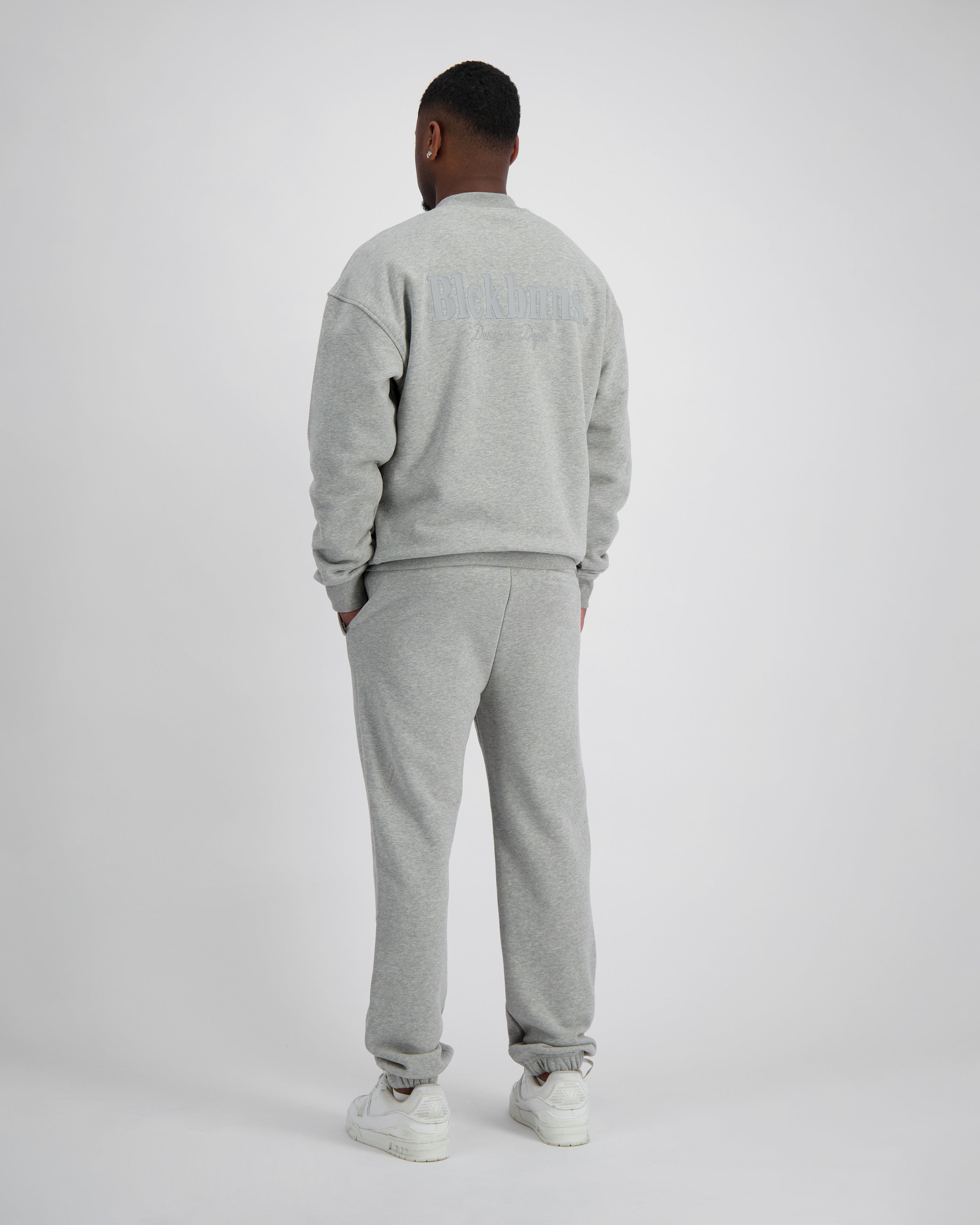 DEPARTAMENTO DE DISEÑO CREWNECK | gris jaspeado