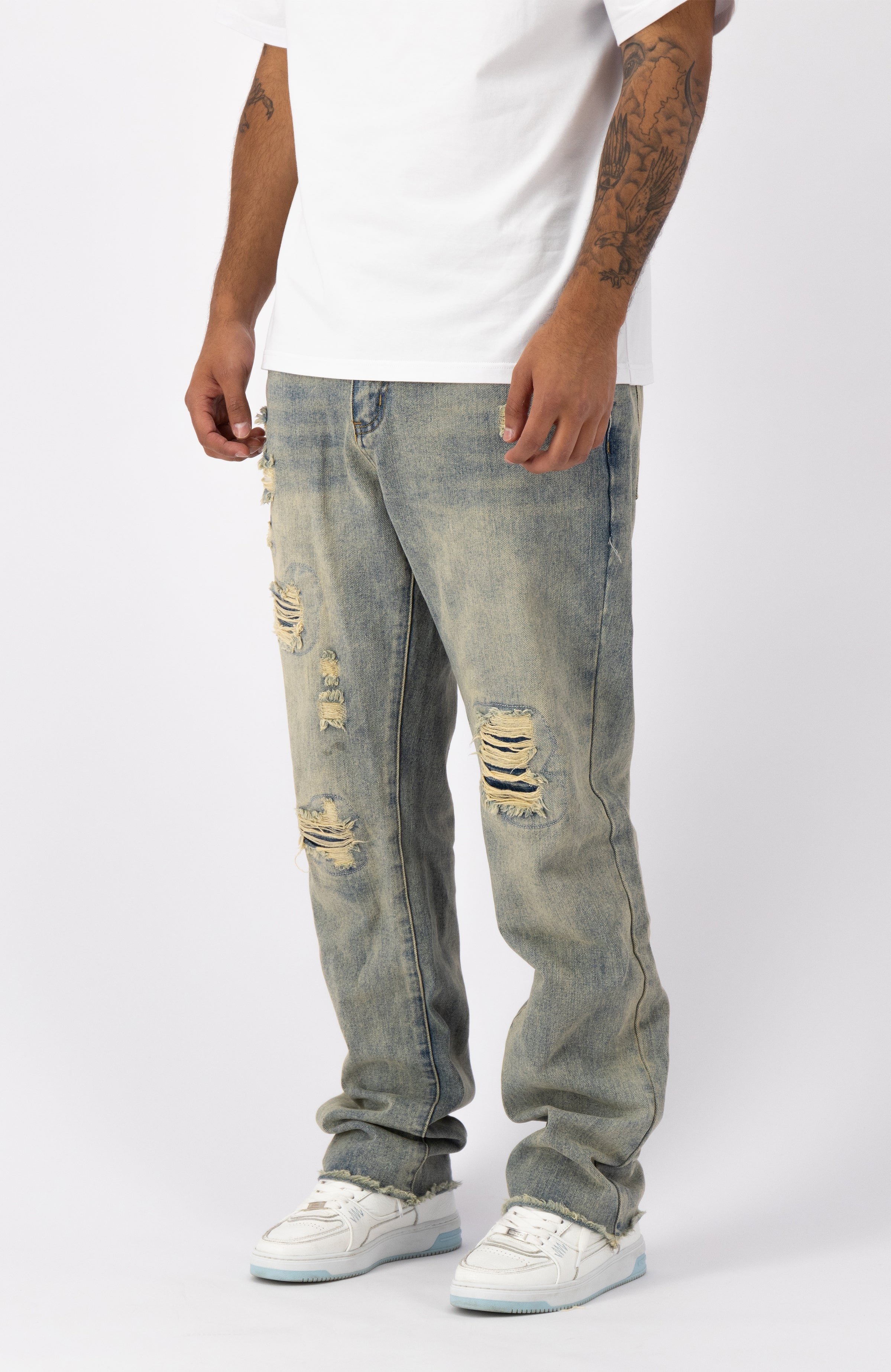 DISTRESSED DENIM | Azul