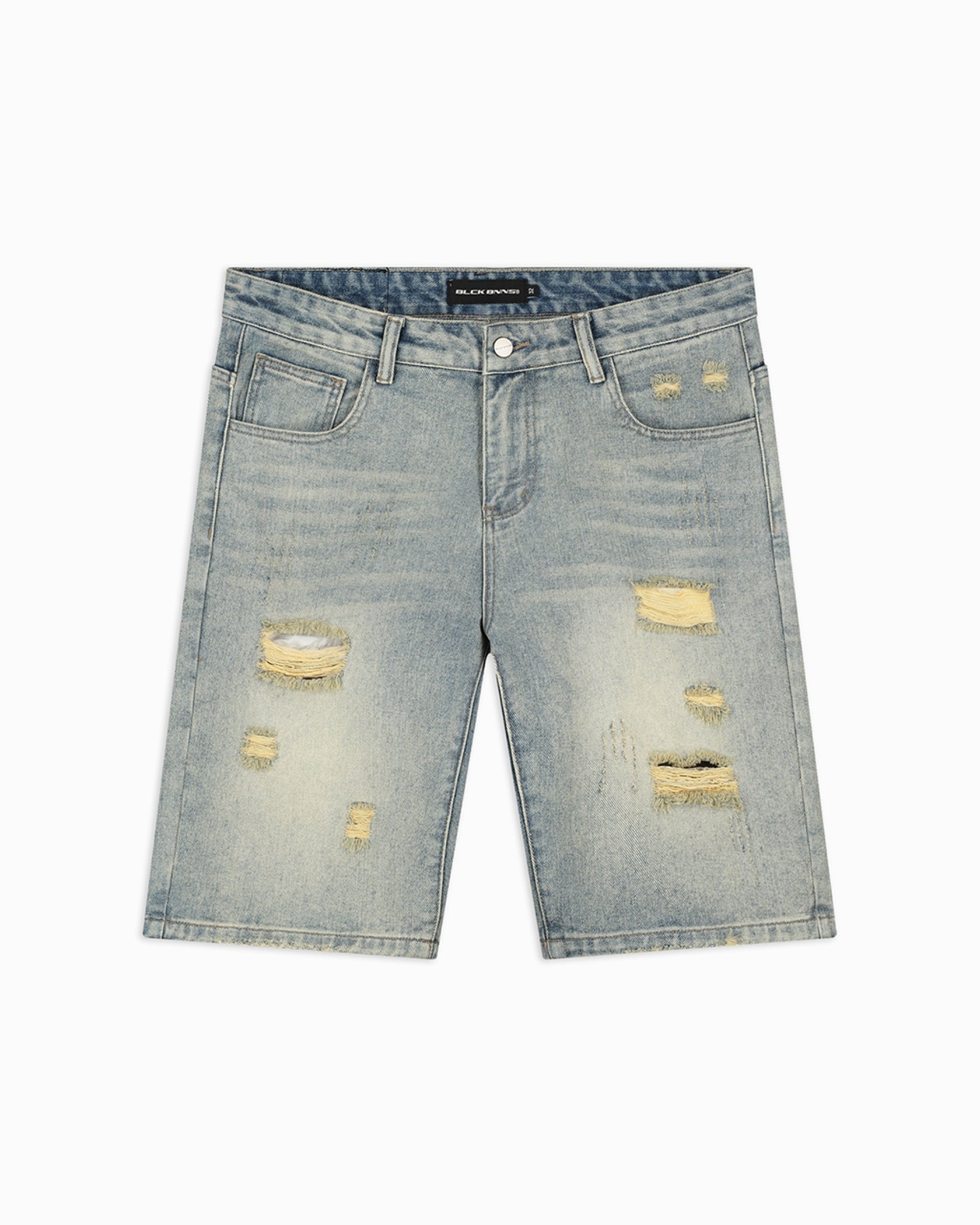 Pantalones cortos de mezclilla DISTRESSED Azul claro