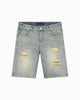 Pantalones cortos de mezclilla DISTRESSED Azul claro