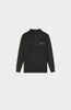 HEAVY KNIT HALF ZIP | Negro