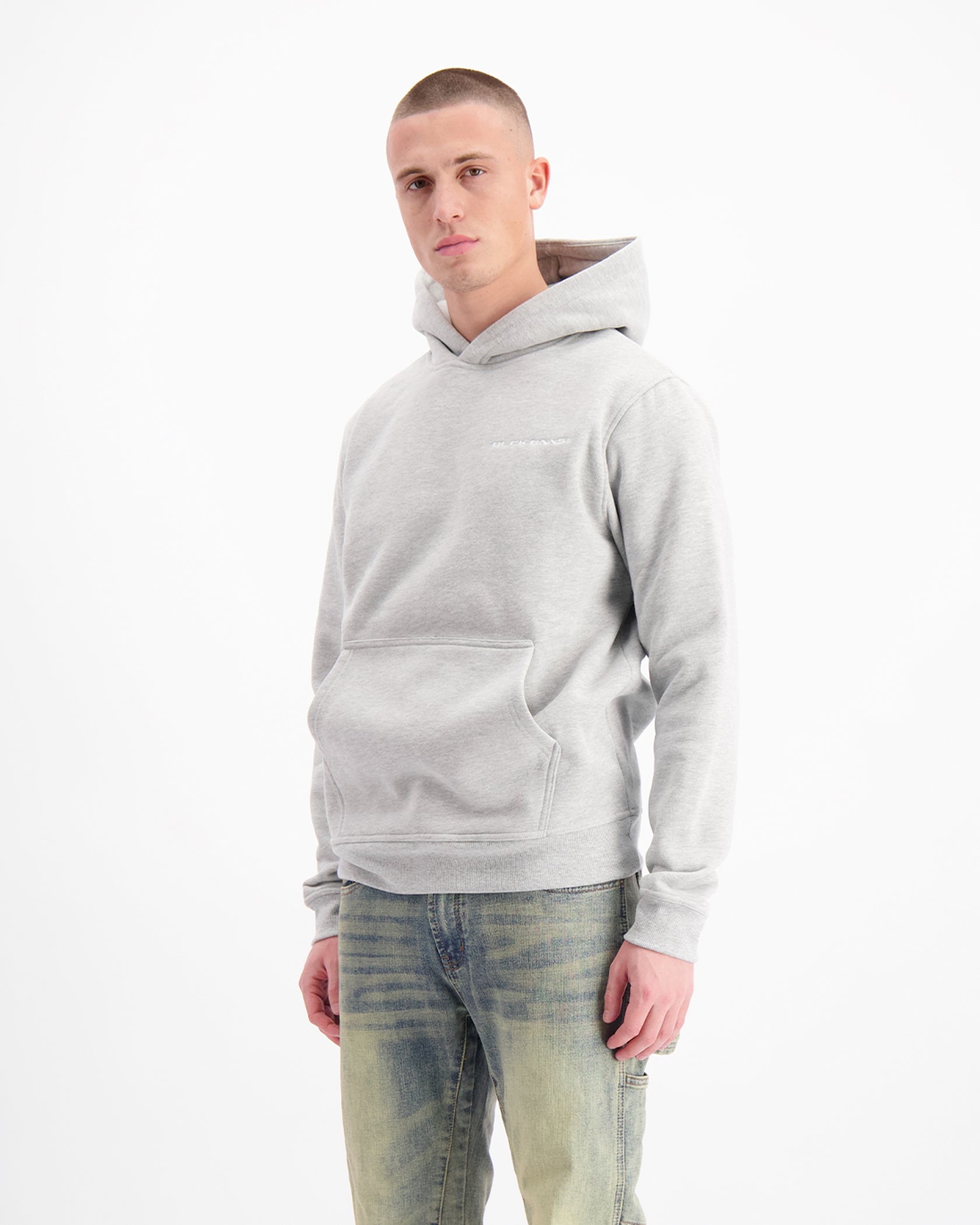 SUDADERA INITIAL V2 | Melange gris