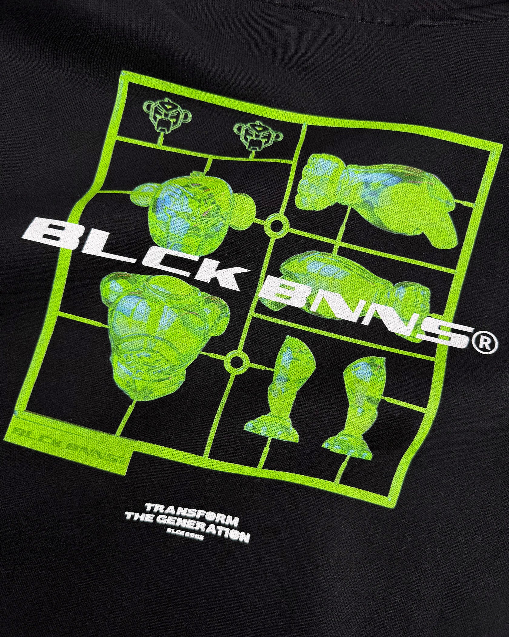 KIDS ACTION FIGURE HOODIE | Negro