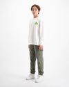 CAMISETA DE MANGA CORTA PARA NIÑOS DE LA FIGURA DE ACCIÓN | Blanca