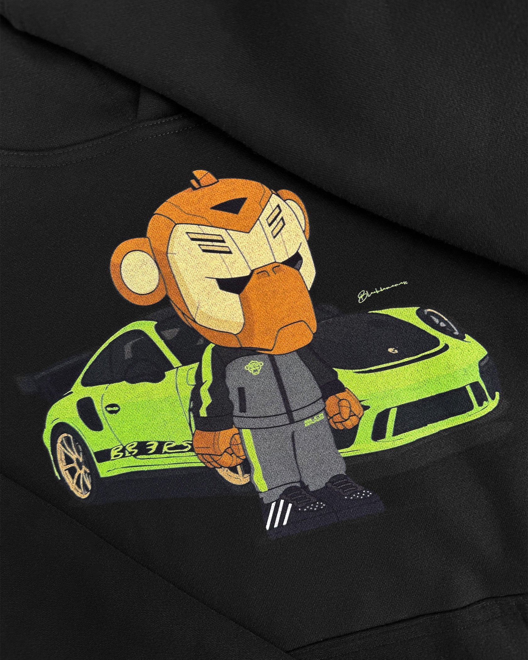 KIDS BB3 RS HOODIE | Negro