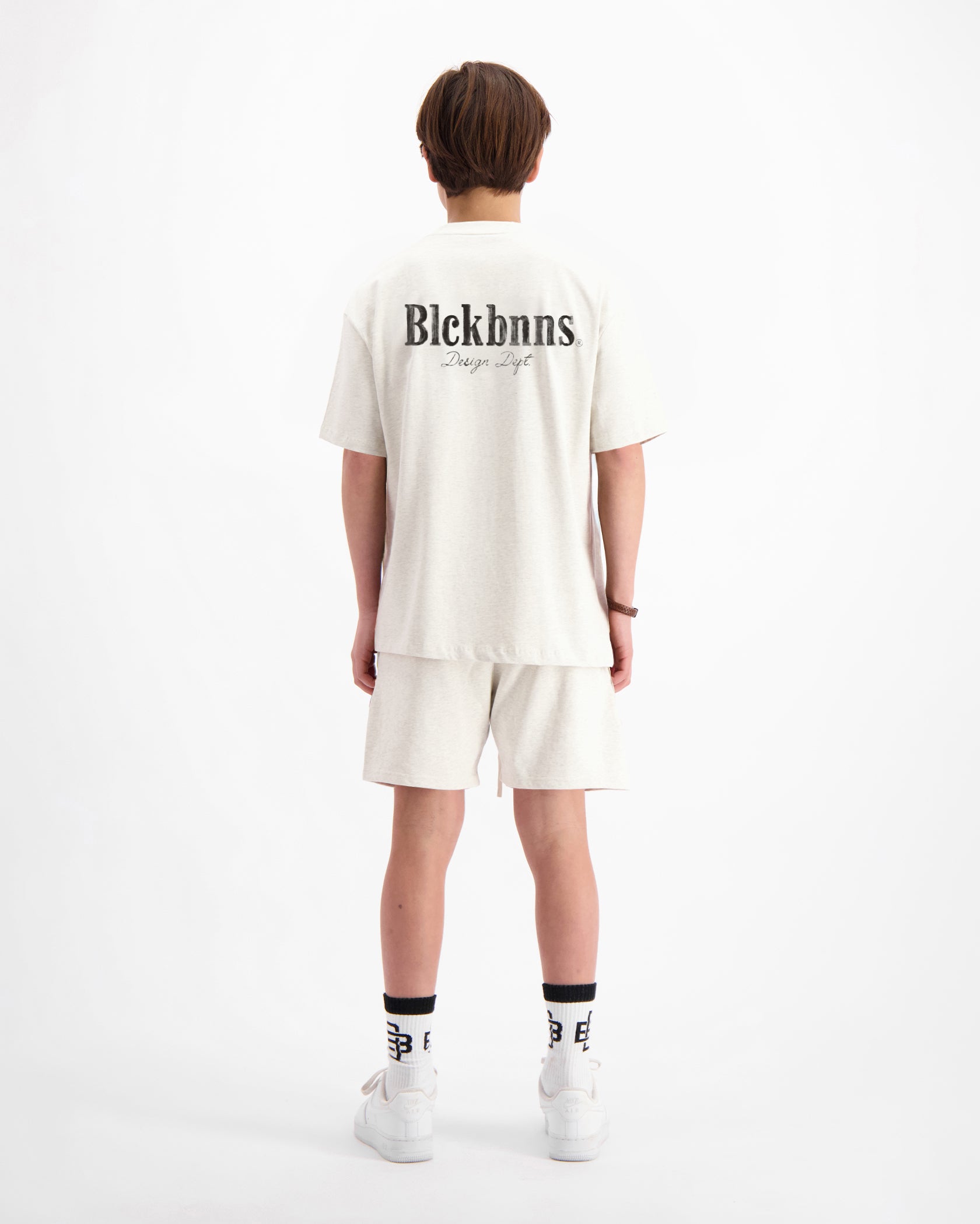 KIDS BRUSH TWINSET | Melange gris