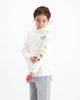 SUDADERA KIDS CRAYON | Blanca