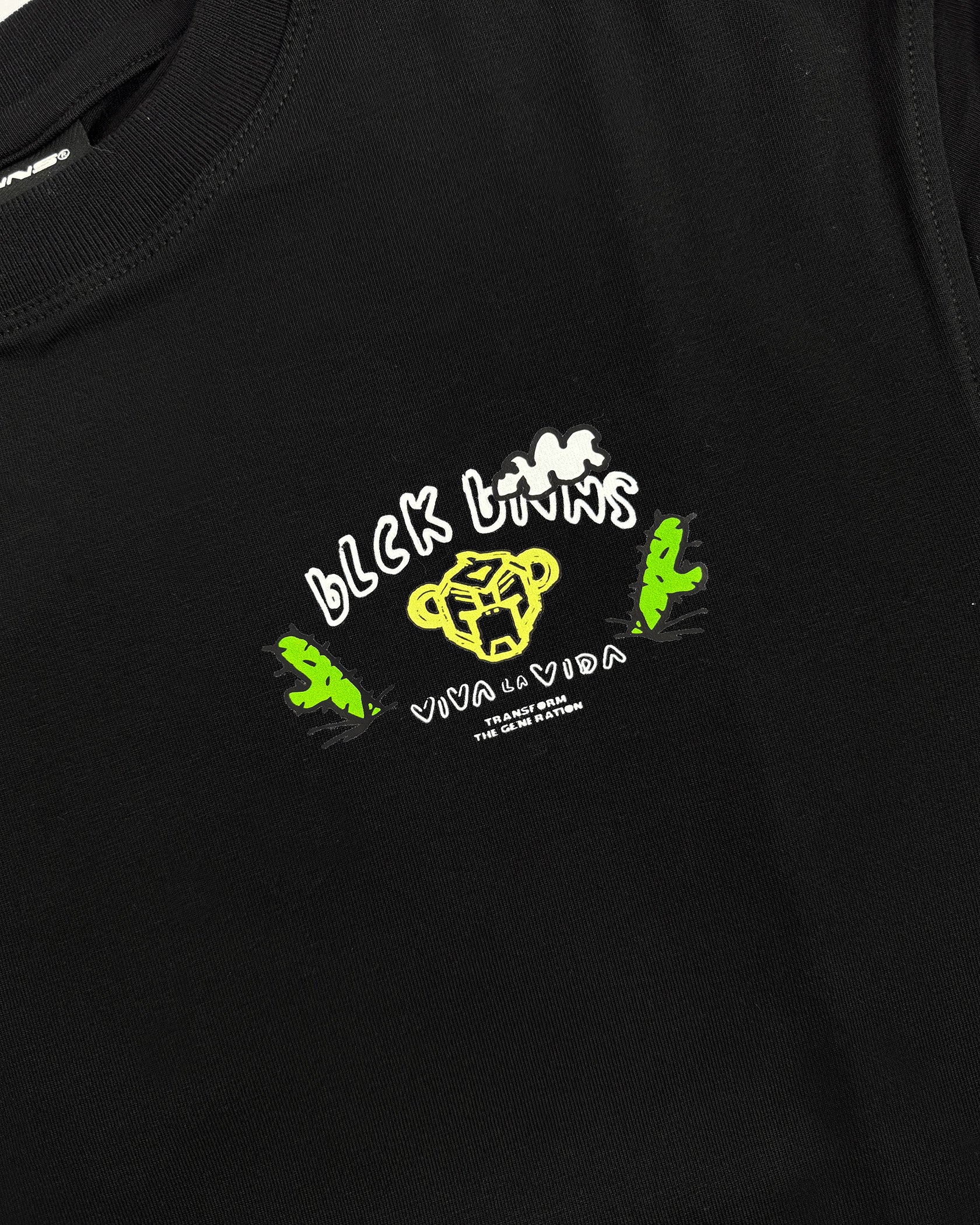 CAMISETA CRAYON NIÑOS | Negro