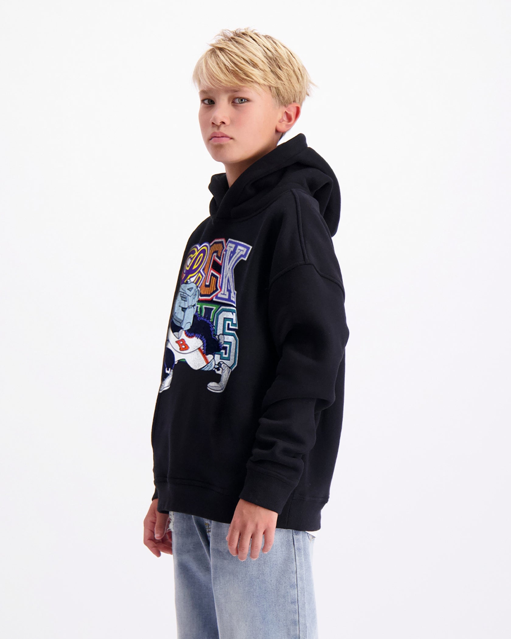 SUDADERA DRIBBLE NIÑOS | Negra