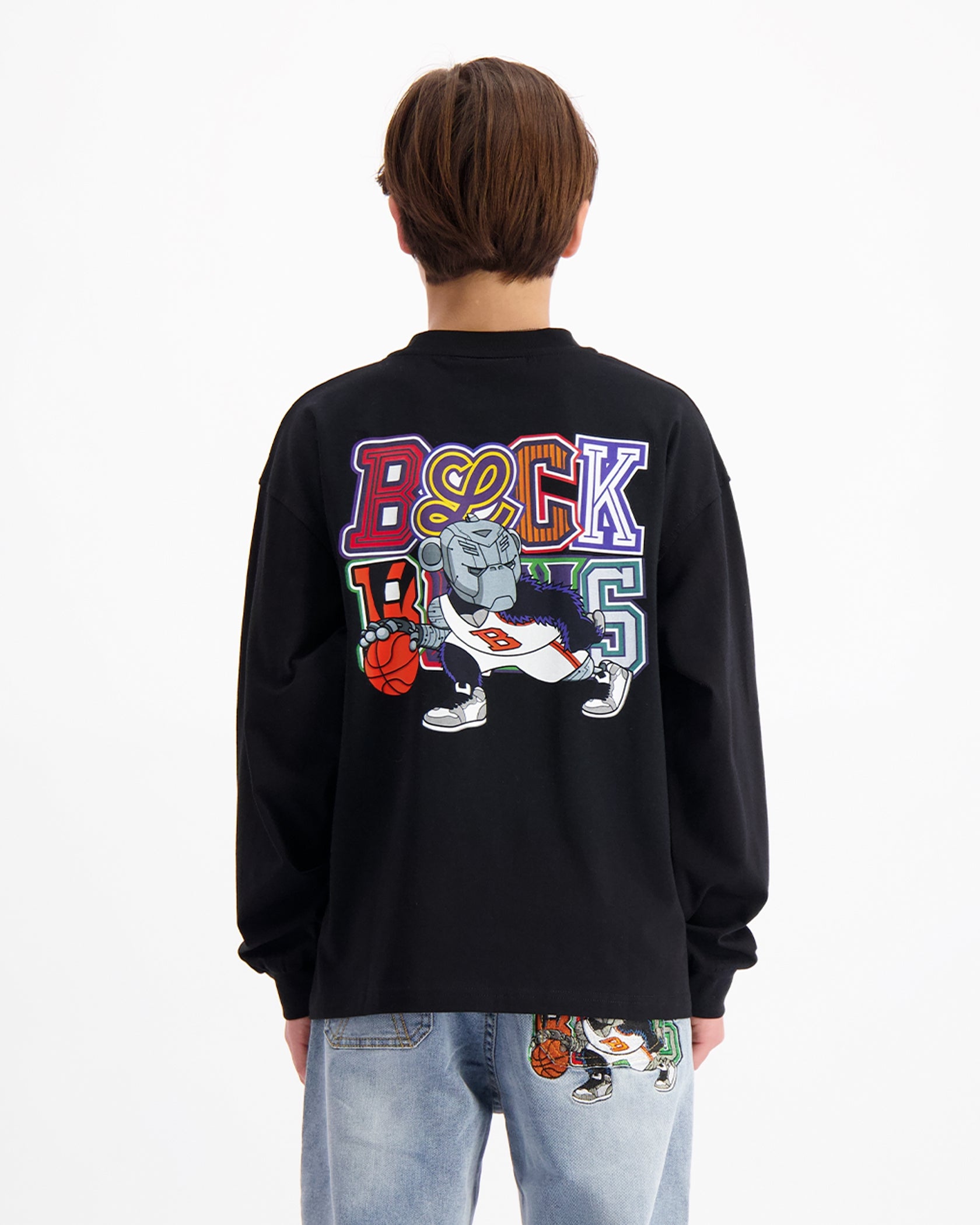 CAMISETA MANGA CORTA NIÑOS | Negro