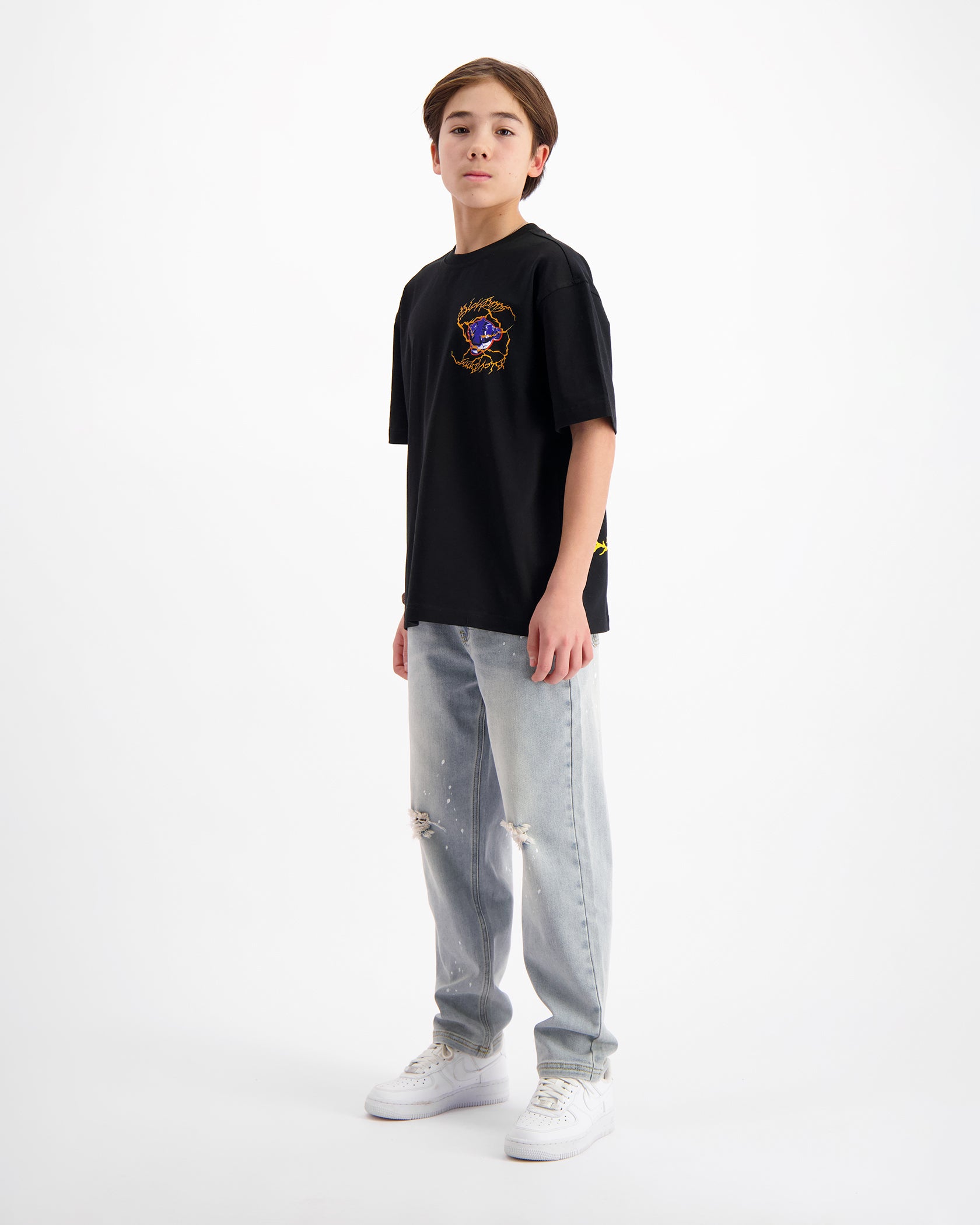 CONJUNTO CAMISETA ELECTRO | NEGRA