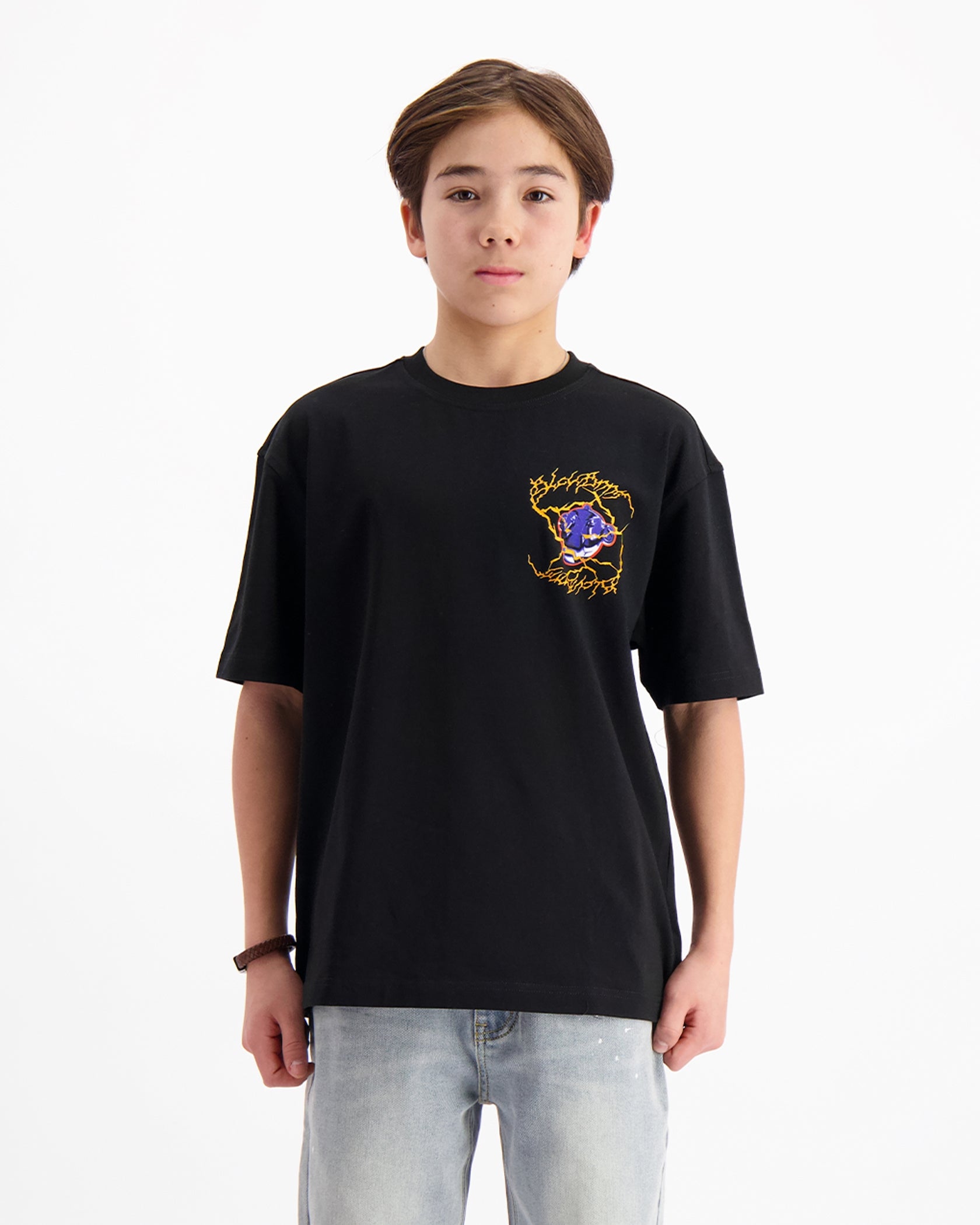 CAMISETA KIDS ELECTRO | Negra