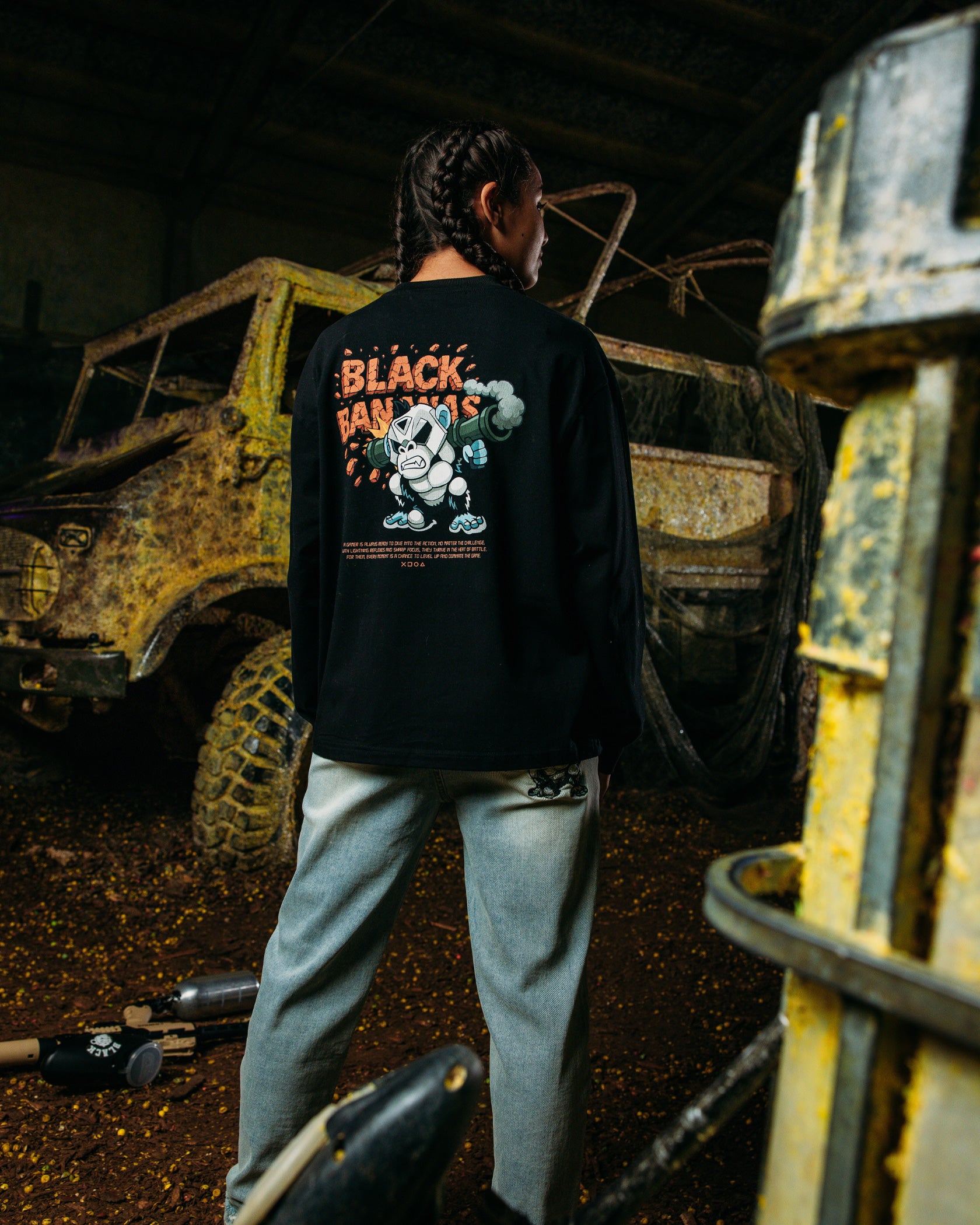 KIDS EXPLODE LONGSLEEVE | Negro