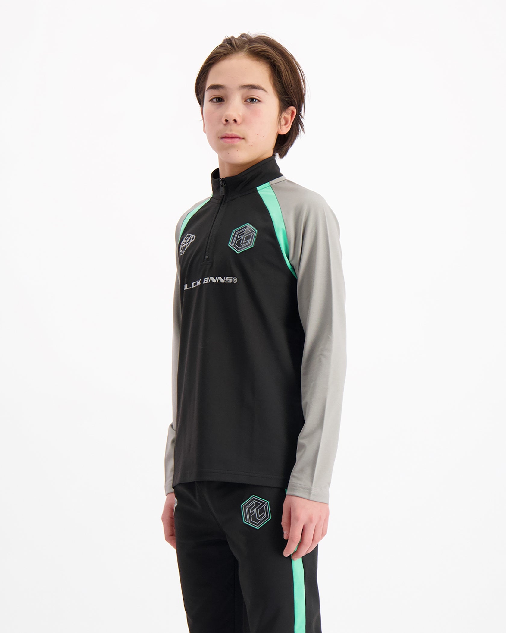 KIDS FOOTBALL Sudadera | Negra