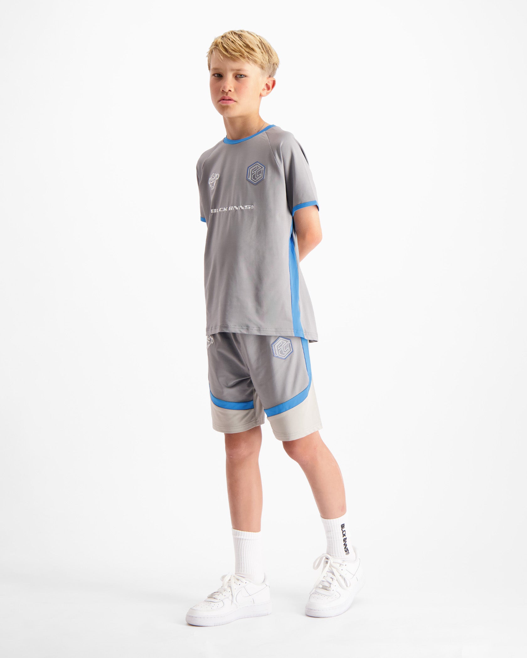 KIDS FOOTBALL TWINSET | gris