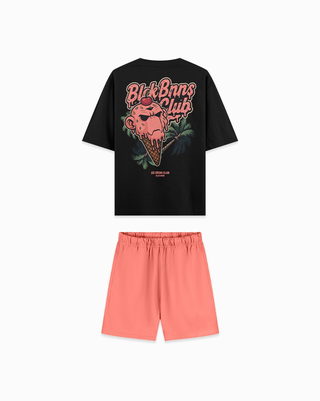 KIDS ICE CREAM TWINSET | Salmón