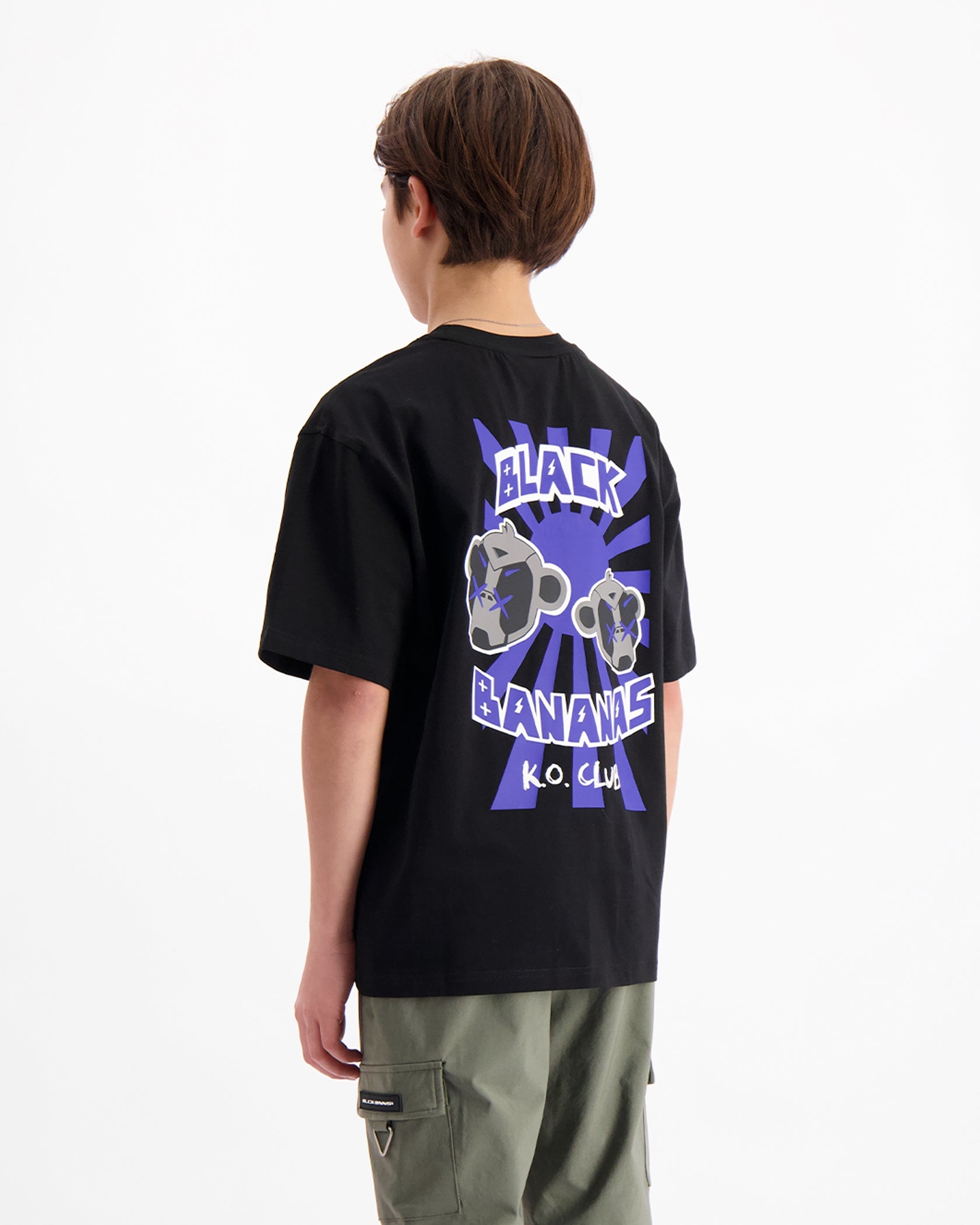 CAMISETA KIDS KO CLUB | Negra