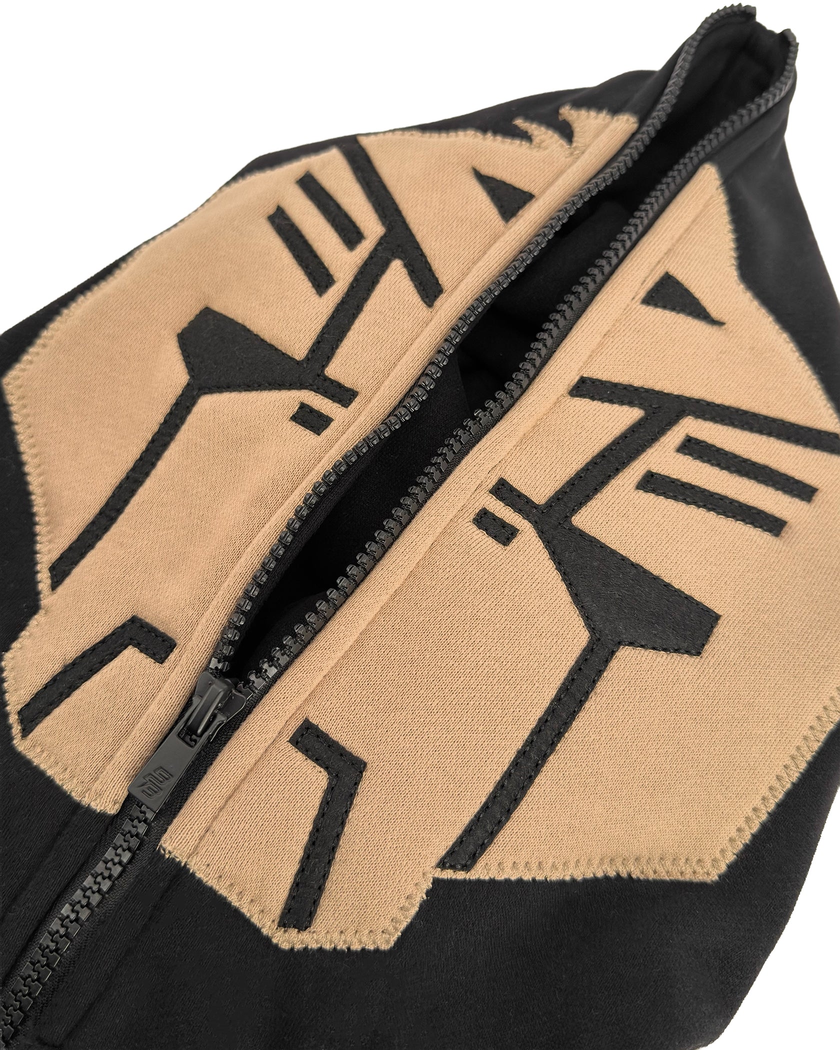 SUDADERA CON CAPUCHA Y MÁSCARA PARA NIÑOS | Negro