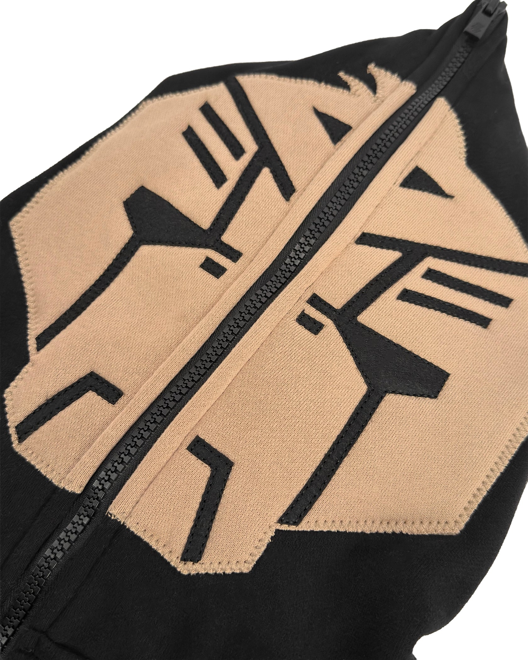 SUDADERA CON CAPUCHA Y MÁSCARA PARA NIÑOS | Negro