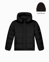CHAQUETA DE PLATE PARA NIÑOS | NEGRA