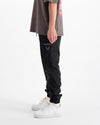 PANTALÓN CARGO KIDS PLATE | Negro