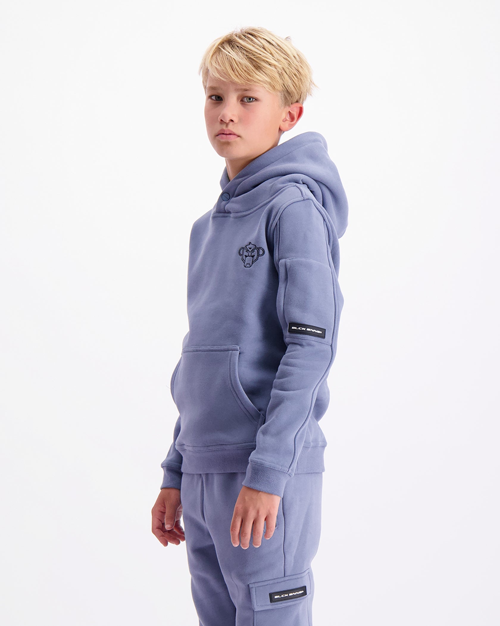 SUDADERA KIDS PLATE | Azul