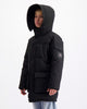 CHAQUETA KIDS PLATE PARKA | Negro