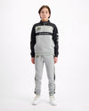 KIDS RACE TRACKSUIT | gris